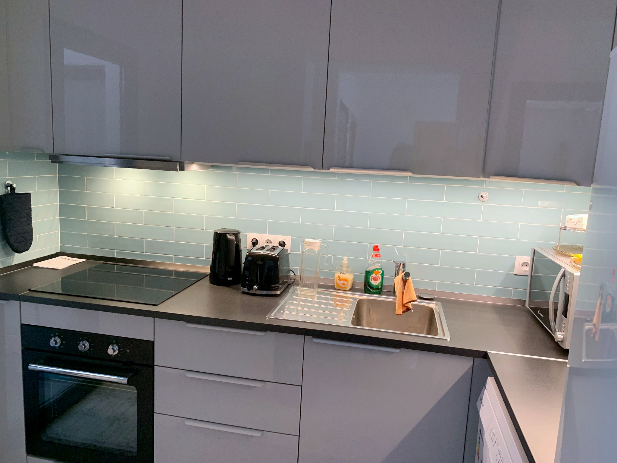 Modern fitted kitchen